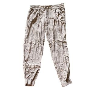 Sunday Best Aritzia Tan Beige Los Feliz Jogger Lounge Pants Womens Medium
